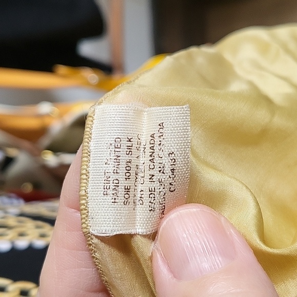 100% Silk vintage Roland Forgues scarf - Picture 4 of 5